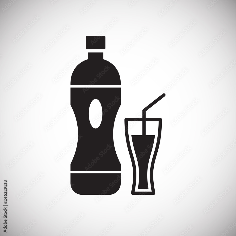 Poster sport nutrition icon on white background for graphic and web design, modern simple vector sign. inte