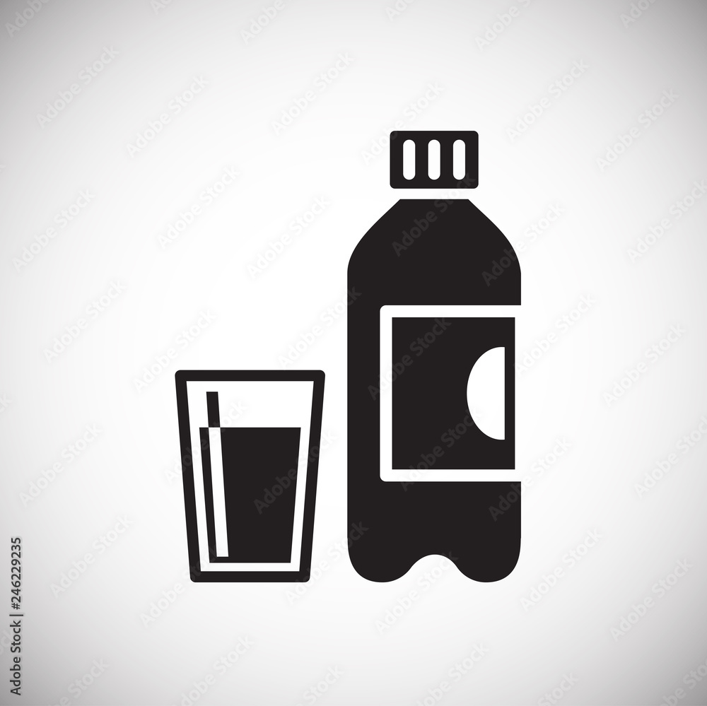 Poster sport nutrition icon on white background for graphic and web design, modern simple vector sign. inte