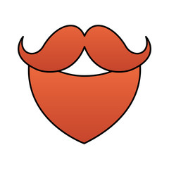 red beard and mustache