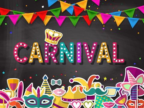 Celebration festive background for carnival festival