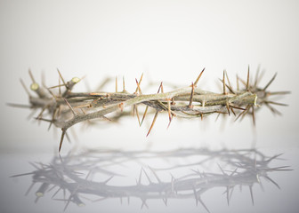 crown of thorns easter background