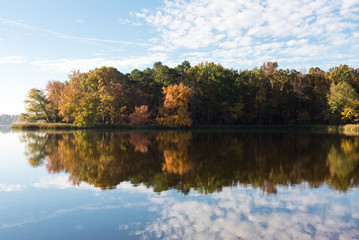 Autumn Lake Reflections