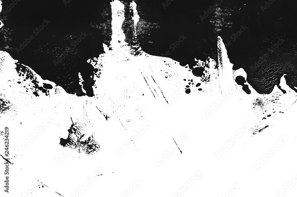 Poster dirty, grunge style messy texture made with fingers and dry brushes. chaotic random graphic element 