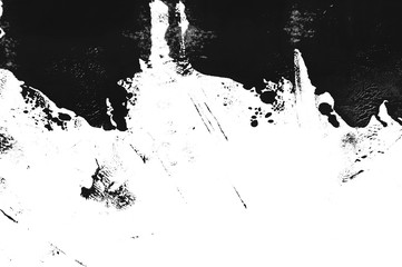 Dirty, grunge style messy texture made with fingers and dry brushes. Chaotic random graphic element...