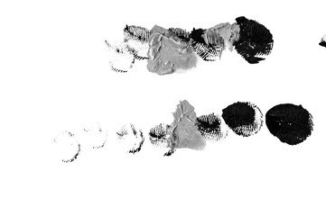Dirty, grunge style messy texture made with fingers and dry brushes. Chaotic random graphic element...