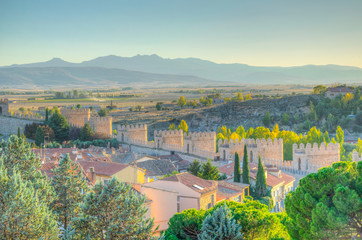 Fortification of spanish town Avila