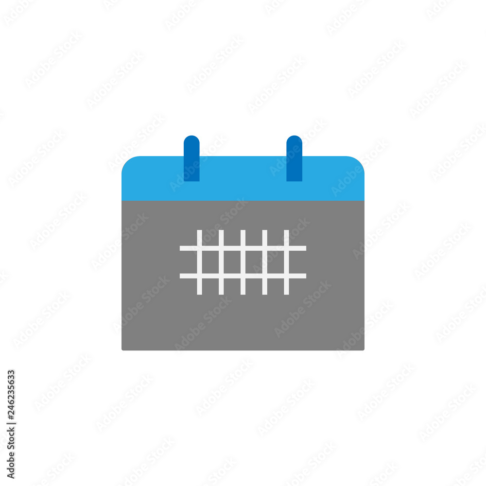 Poster calendar and schedule icon. element of education icon for mobile concept and web apps. detailed cale