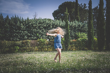 dancing in the meadow