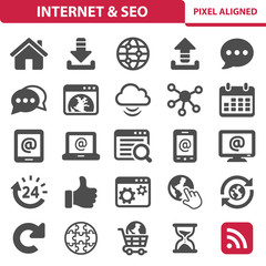 Internet & SEO Icons