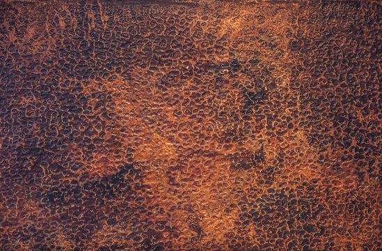 Chasing copper texture