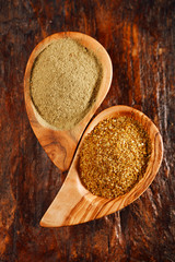 Svanetian Salt,  pure grounded Blue Fenugreek, homemade Adjika