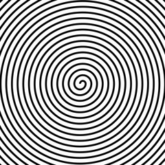 Hypnos Circles Concentric. Abstract concentric circles texture. Vector illustration. Hypnotic swirl spiral background