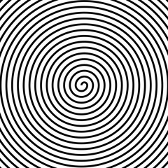 Hypnos Circles Concentric. Abstract concentric circles texture. Vector illustration. Hypnotic swirl spiral background