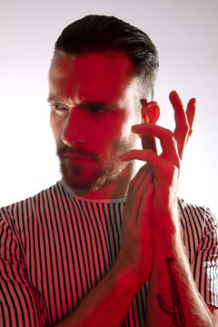 male fashion model 