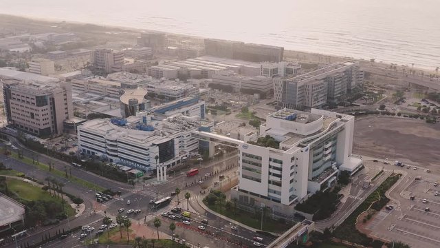 Haifa aerial view 4k