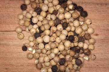 close up of a background of peppercorns