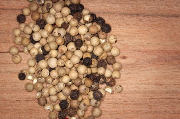 close up of a background of peppercorns