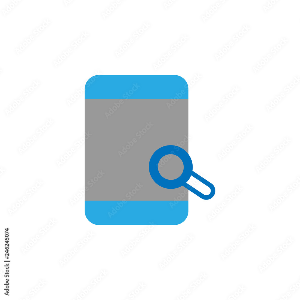 Poster mobile and phone icon. element of user interface icon for mobile concept and web apps. detailed mobi