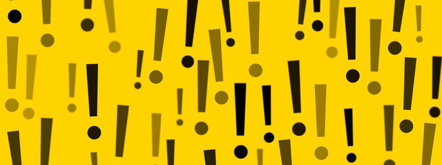 exclamation point background