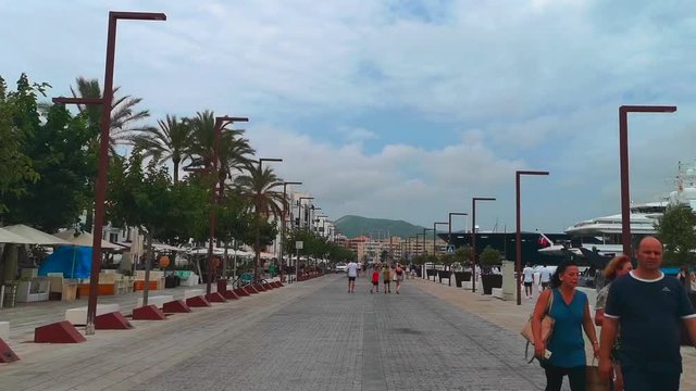 Ibiza town hyper lapse
