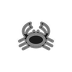 sea food - vector seafood, crab