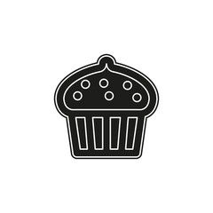 vector cupcake muffins - dessert illustration