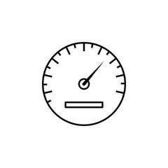 speedometer outline icon. Can be used for web, logo, mobile app, UI, UX