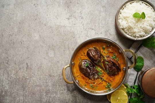 Dahi Baingan / Eggplant Yogurt curry-Popular Odia dish fromIndia