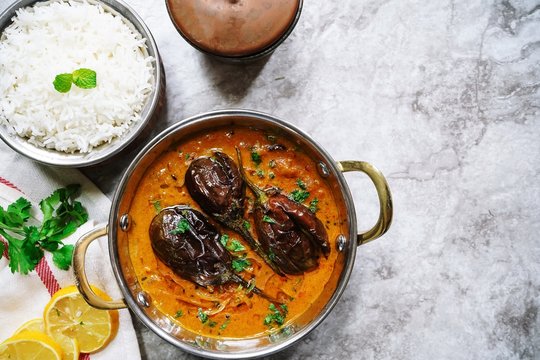 Dahi Baingan / Eggplant Yogurt curry-Popular Odia dish fromIndia