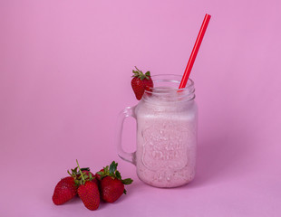 Batido de fresas