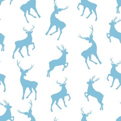 seamless deer pattern