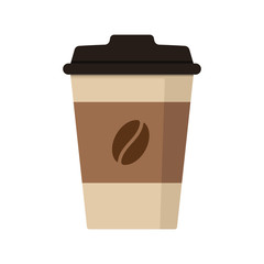 Coffee cup icon. Vector