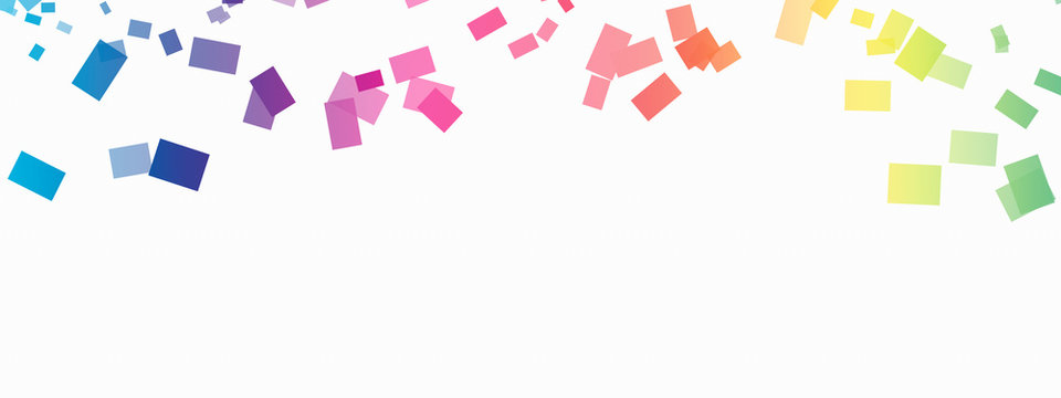 Confetti Rainbow Background