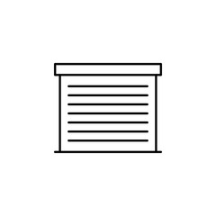 garage, car outline icon. Can be used for web, logo, mobile app, UI, UX
