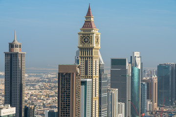 Fototapeta na wymiar Dubai city view, United arabic emirates