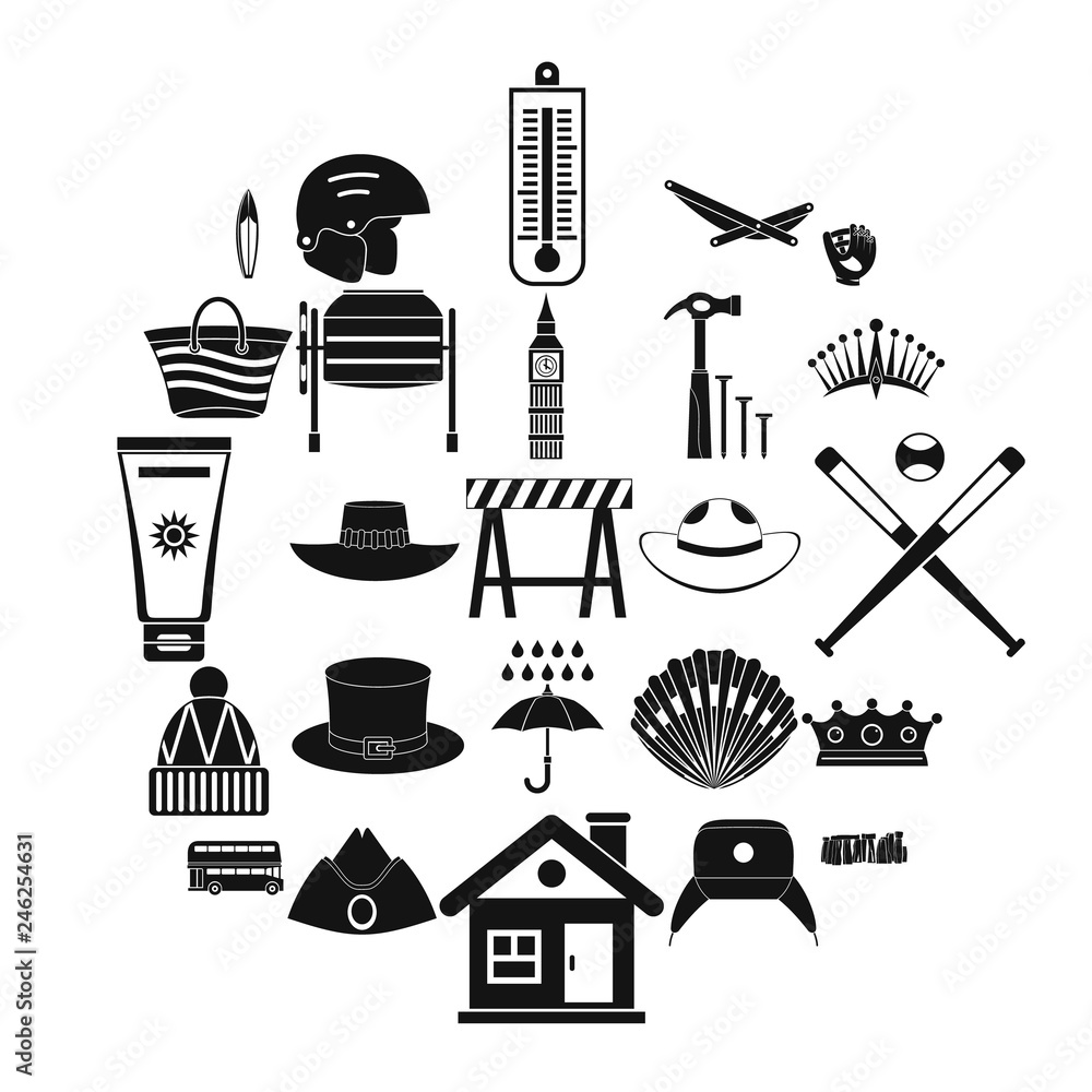 Aufkleber napper icons set. simple set of 25 napper vector icons for web isolated on white background