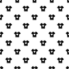T-shirt heart pattern vector seamless repeating for any web design