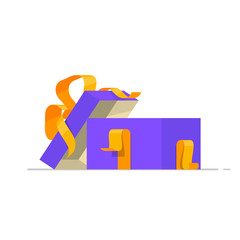 Vector Illustration of Gift Box