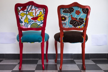 Colourful Vintage Chairs