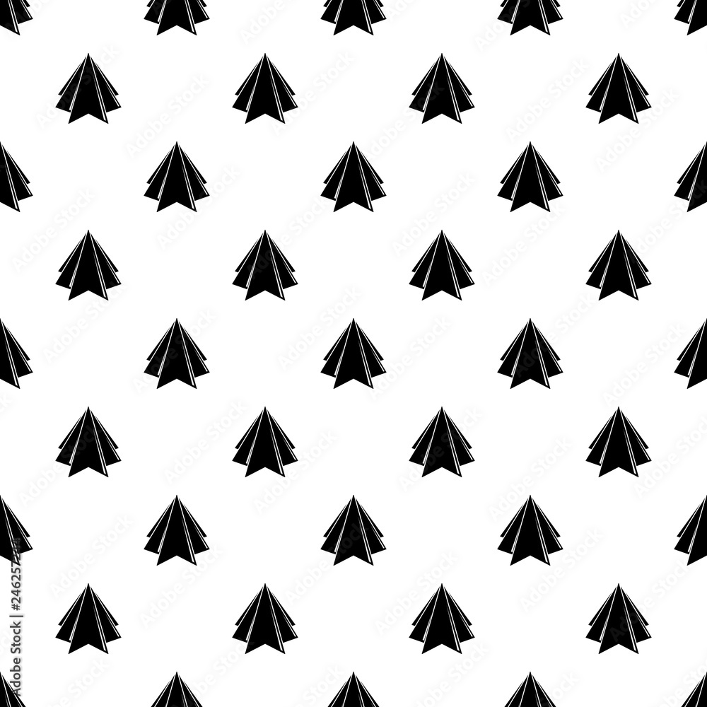 Poster origami mountain pattern vector seamless repeating for any web design