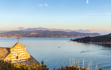 Obraz premium Porto Venere in Liguria, Italy