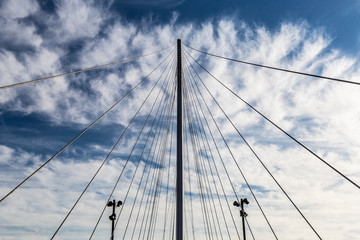 Thaon di Revel Bridge in La Spezia, Liguria, Italy