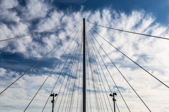 Thaon di Revel Bridge in La Spezia, Liguria, Italy