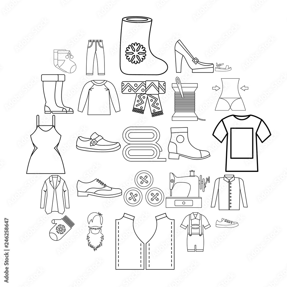 Poster heel icons set. outline set of 25 heel vector icons for web isolated on white background