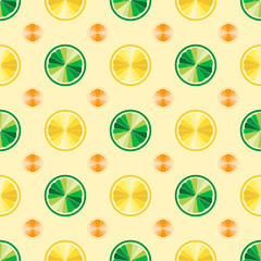 Citrus fruit background. Elements for menu, greeting cards, wrapping paper, cosmetics packaging, posters etc