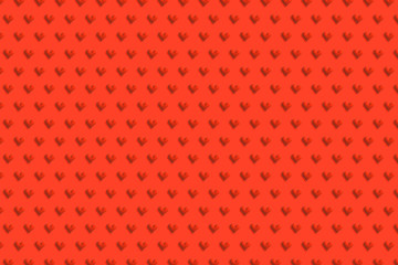 Red hearts on a colored background. Pattern for the design of textiles and wallpaper. Concept of sv. Valentine's and women's day.