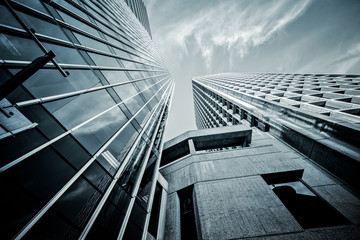 skyscrapers in downtown