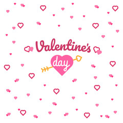 Valentine's Day vector background