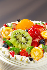 フルーツデコレーションケーキ