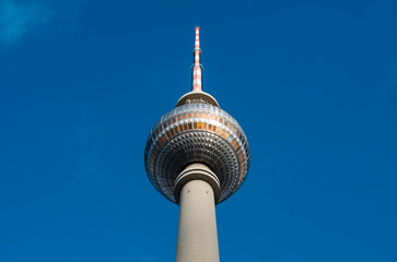 The Fernsehturm, Tv Tower / Television Tower in Berlin, Germany.